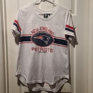 Women's NFL Patriots Mesh Jersey T shirt (B4)